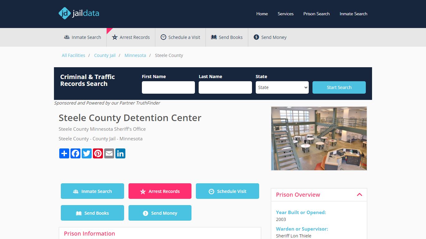 Steele County Detention Center: Jail Roster, Mugshots, Warrants & More.